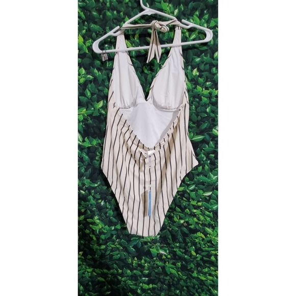 NWT Alice Stripe Halter One Piece Swimsuit XXL - Picture 5 of 8